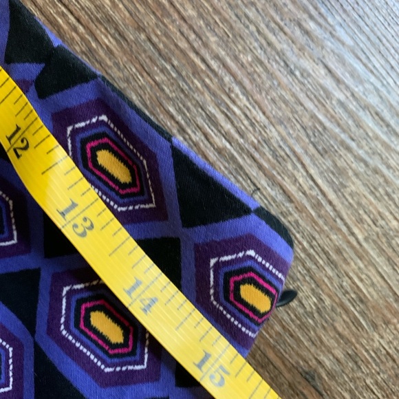 KATE SPADE Saturday Mini Skirt straight cotton blend sz 6 abstract retro NWOT - Picture 7 of 9